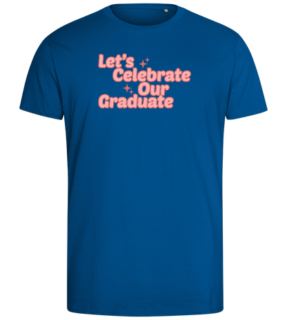 Let's Celebrate Our Graduate Design - Comfort men's fitted t-shirt_ROYAL_front