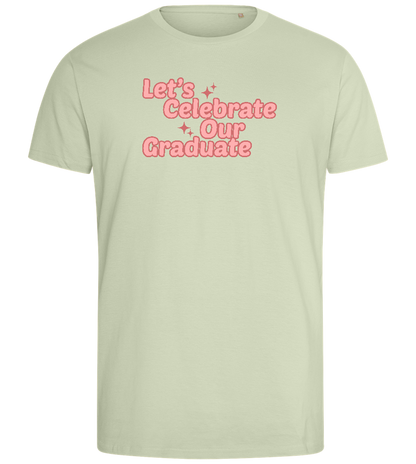 Let's Celebrate Our Graduate Design - Comfort men's fitted t-shirt_SILESTONE_front