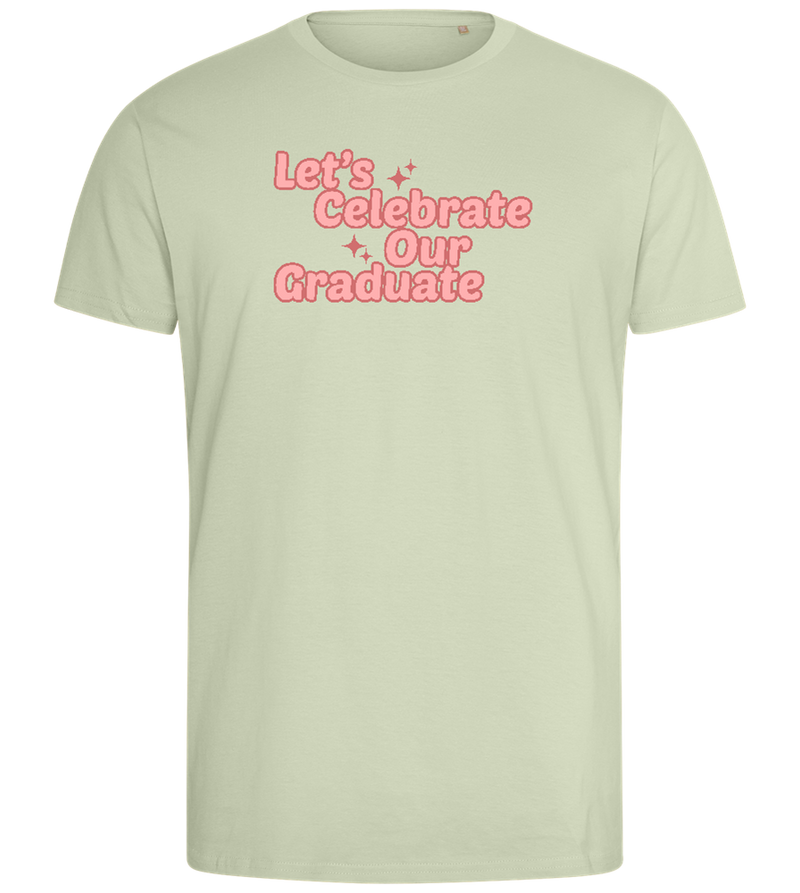 Let's Celebrate Our Graduate Design - Comfort men's fitted t-shirt_SILESTONE_front