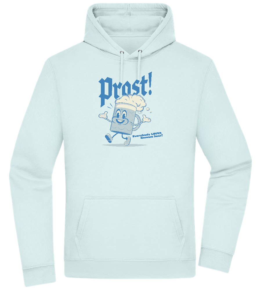 Prost Beer Design - Premium Essential Unisex Hoodie_ARCTIC BLUE_front