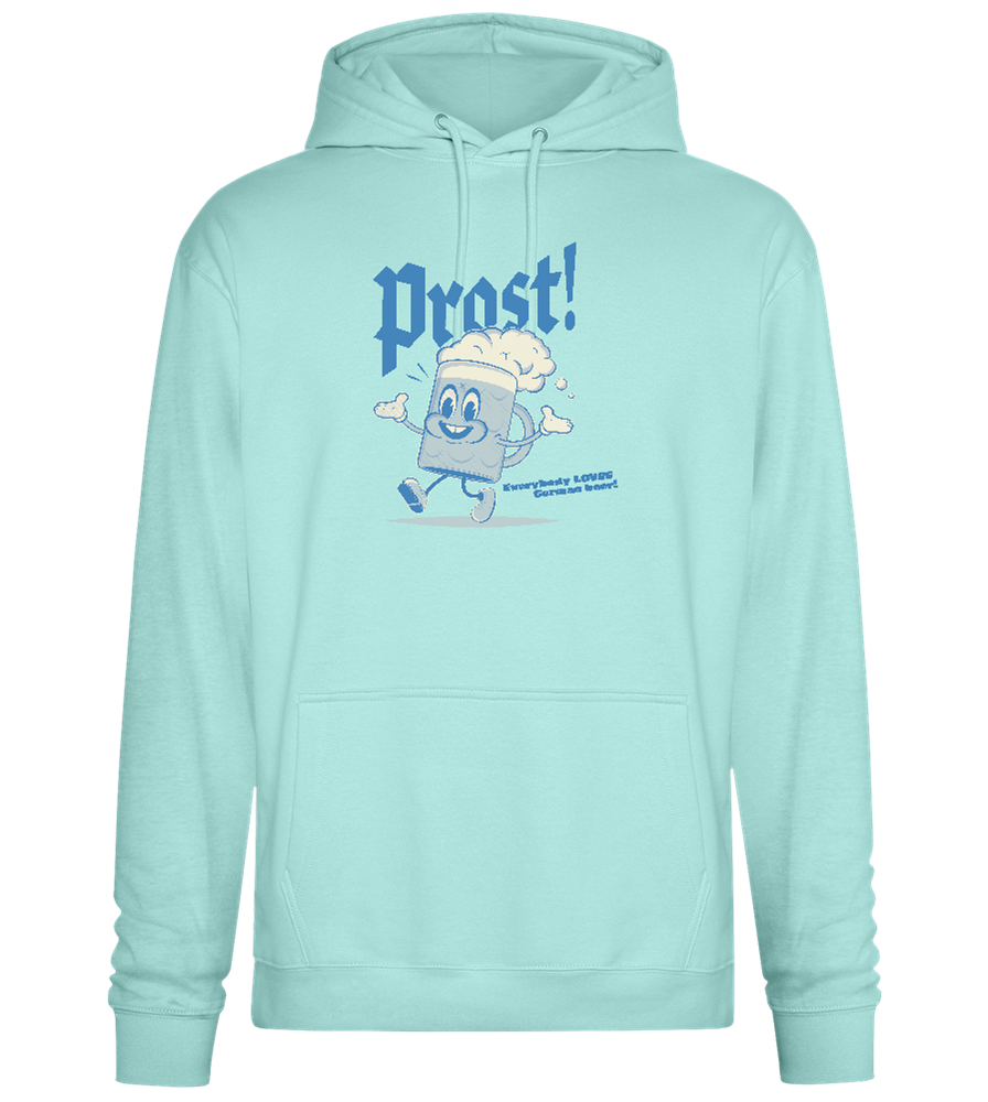 Prost Beer Design - Premium Essential Unisex Hoodie_ARCTIC BLUE_front