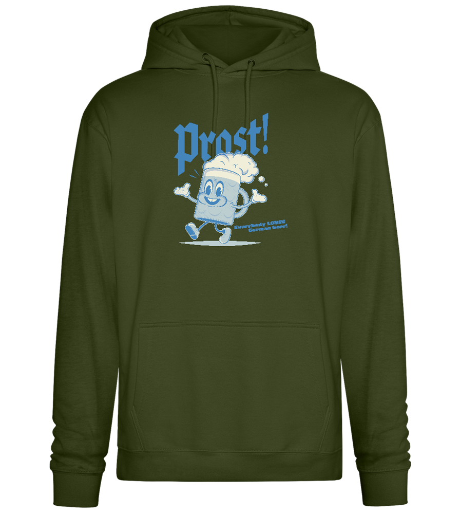 Prost Beer Design - Premium Essential Unisex Hoodie_ARMY_front