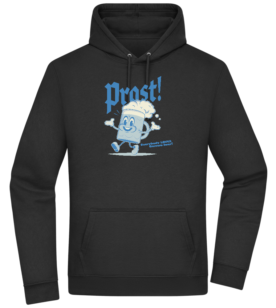 Prost Beer Design - Premium Essential Unisex Hoodie_BLACK_front