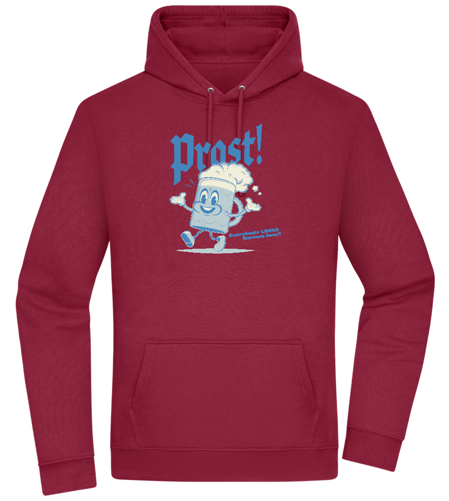 Prost Beer Design - Premium Essential Unisex Hoodie_BORDEAUX_front