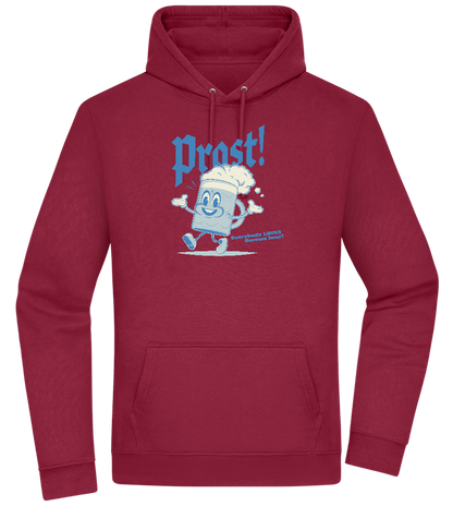 Prost Beer Design - Premium Essential Unisex Hoodie_BORDEAUX_front