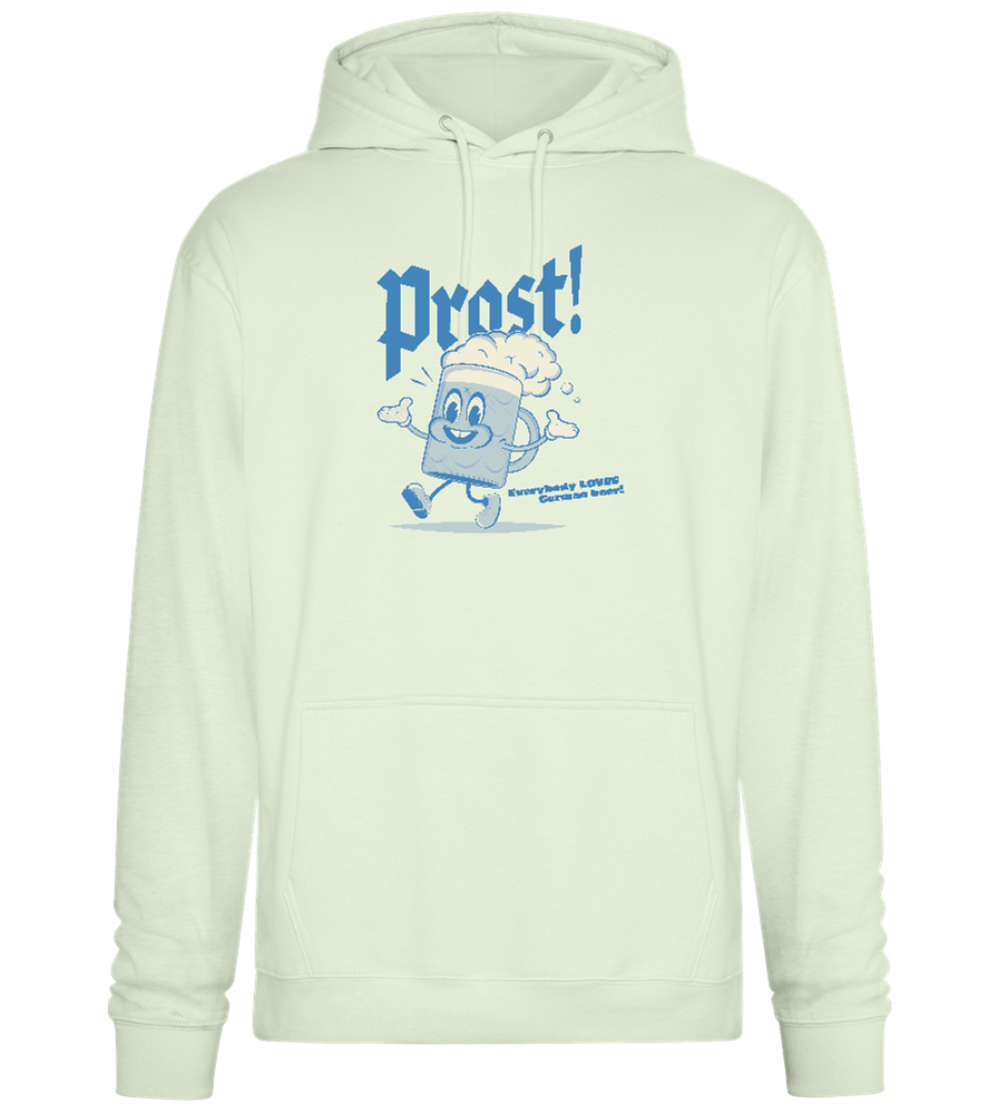 Prost Beer Design - Premium Essential Unisex Hoodie_CREAMY GREEN_front