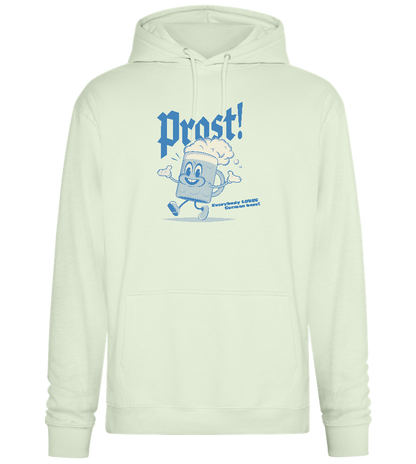 Prost Beer Design - Premium Essential Unisex Hoodie_CREAMY GREEN_front