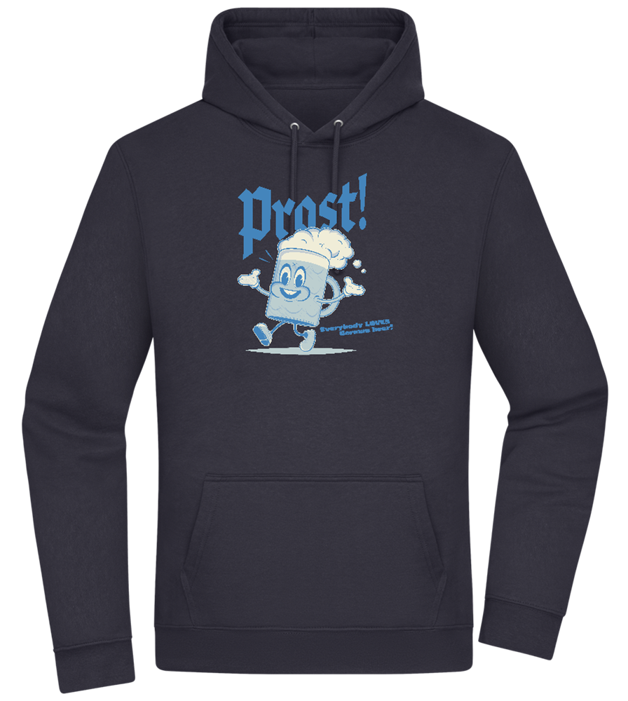 Prost Beer Design - Premium Essential Unisex Hoodie_FRENCH NAVY_front