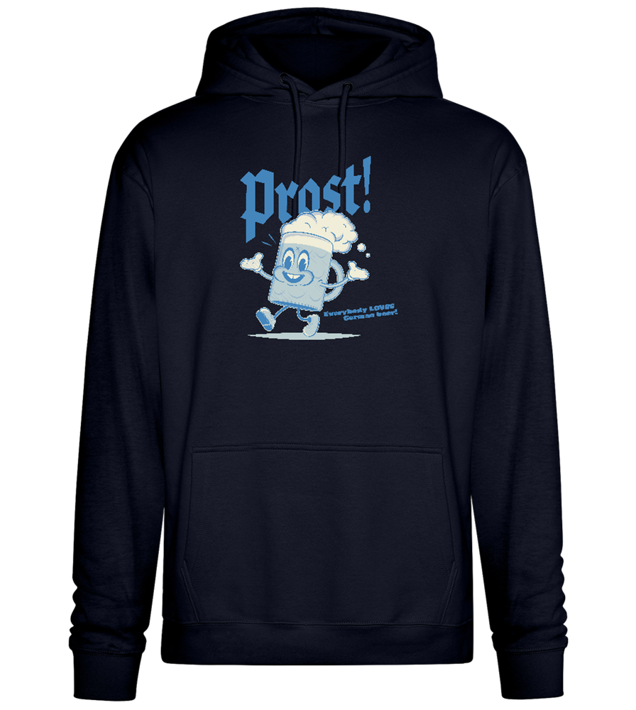 Prost Beer Design - Premium Essential Unisex Hoodie_FRENCH NAVY_front