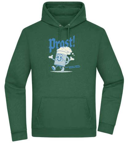 Prost Beer Design - Premium Essential Unisex Hoodie_GREEN BOTTLE_front