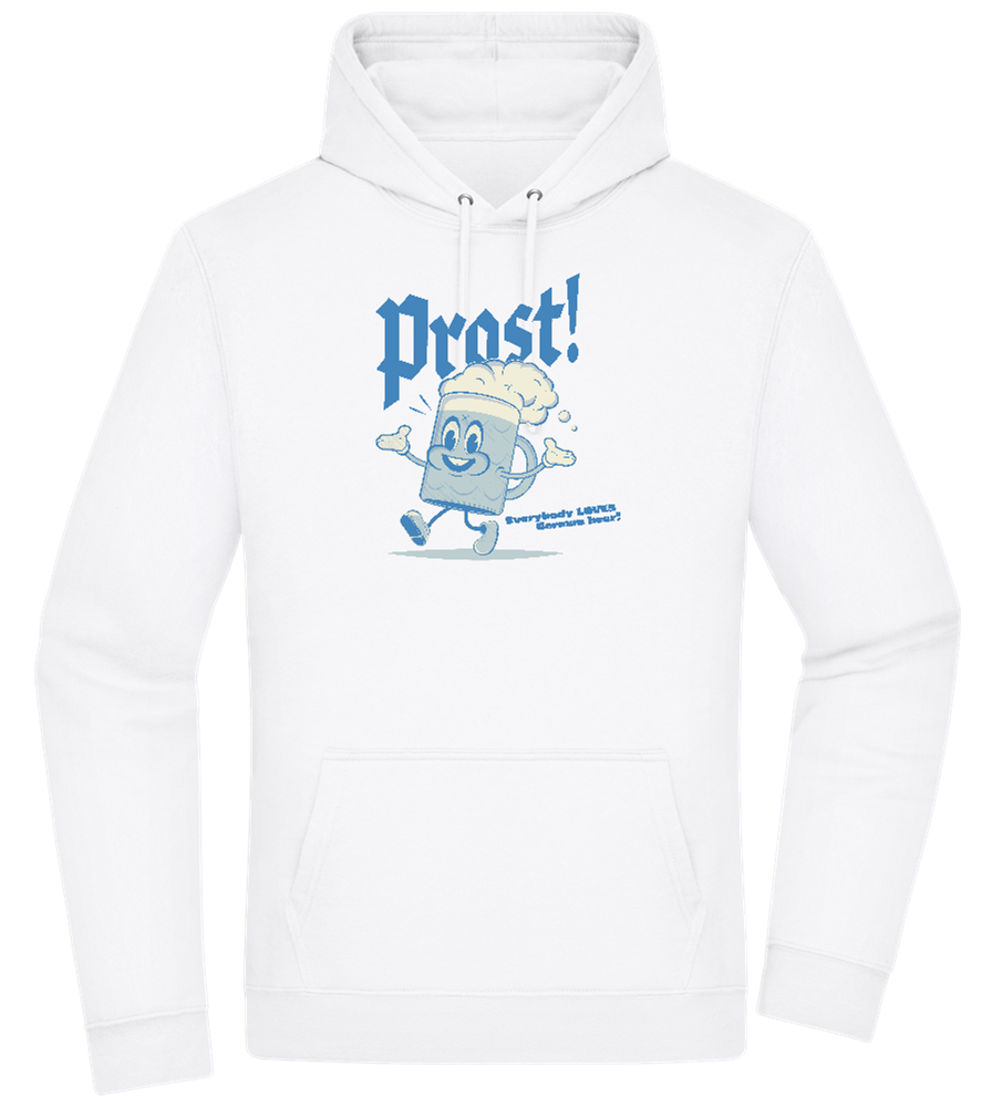 Prost Beer Design - Premium Essential Unisex Hoodie_WHITE_front