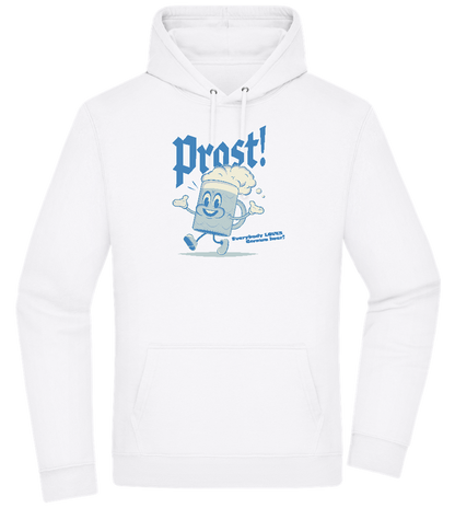 Prost Beer Design - Premium Essential Unisex Hoodie_WHITE_front