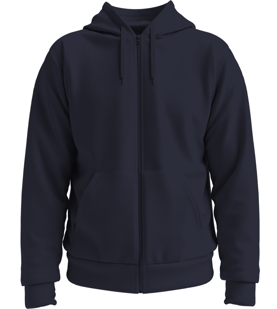 Premium unisex full-zip hoodie_FRENCH NAVY_front