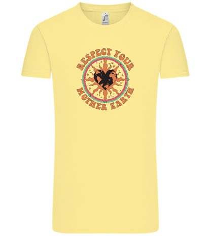 Mother Earth Design - Comfort Unisex T-Shirt_AMARELO CLARO_front