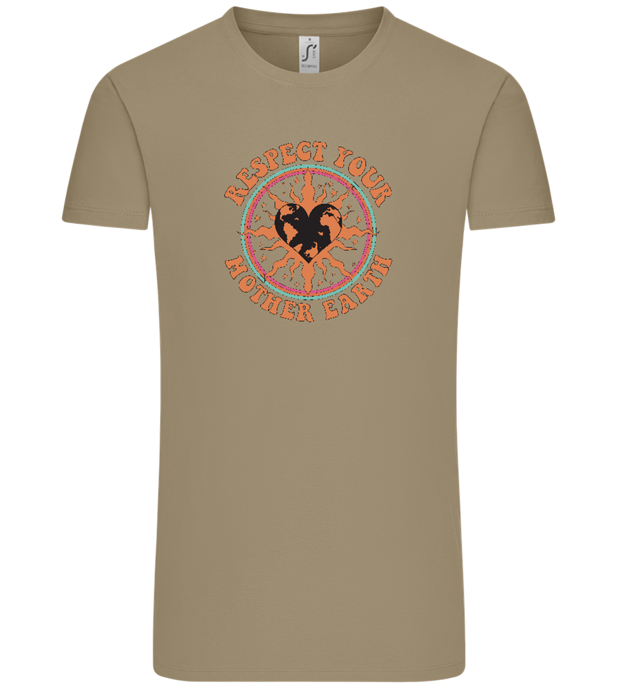 Mother Earth Design - Comfort Unisex T-Shirt_KHAKI_front