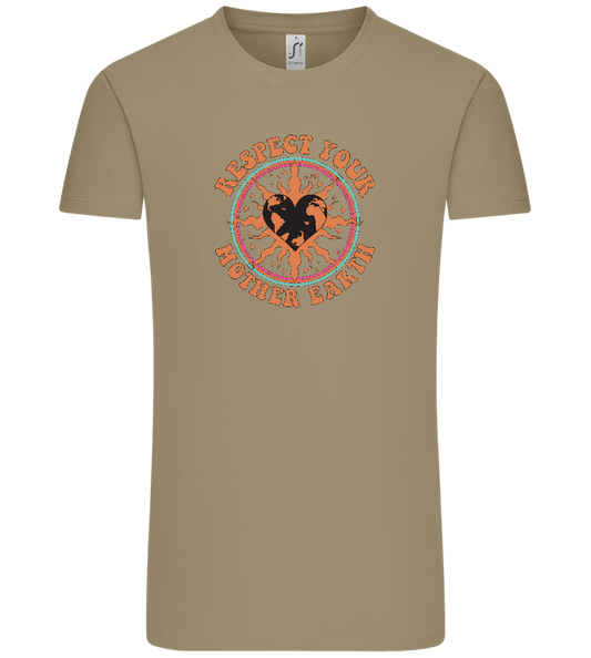 Mother Earth Design - Comfort Unisex T-Shirt_KHAKI_front