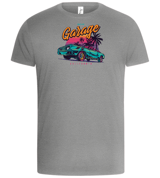 Car Garage Design - Basic Unisex T-Shirt_ORION GREY_front