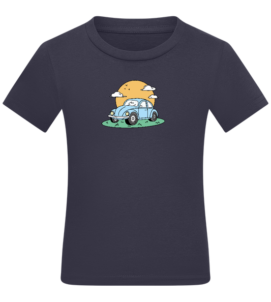 Blue Beetle Car Design - Comfort kids fitted t-shirt_FRENCH NAVY_front