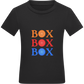 Box Box Box Design - Comfort kids fitted t-shirt_DEEP BLACK_front