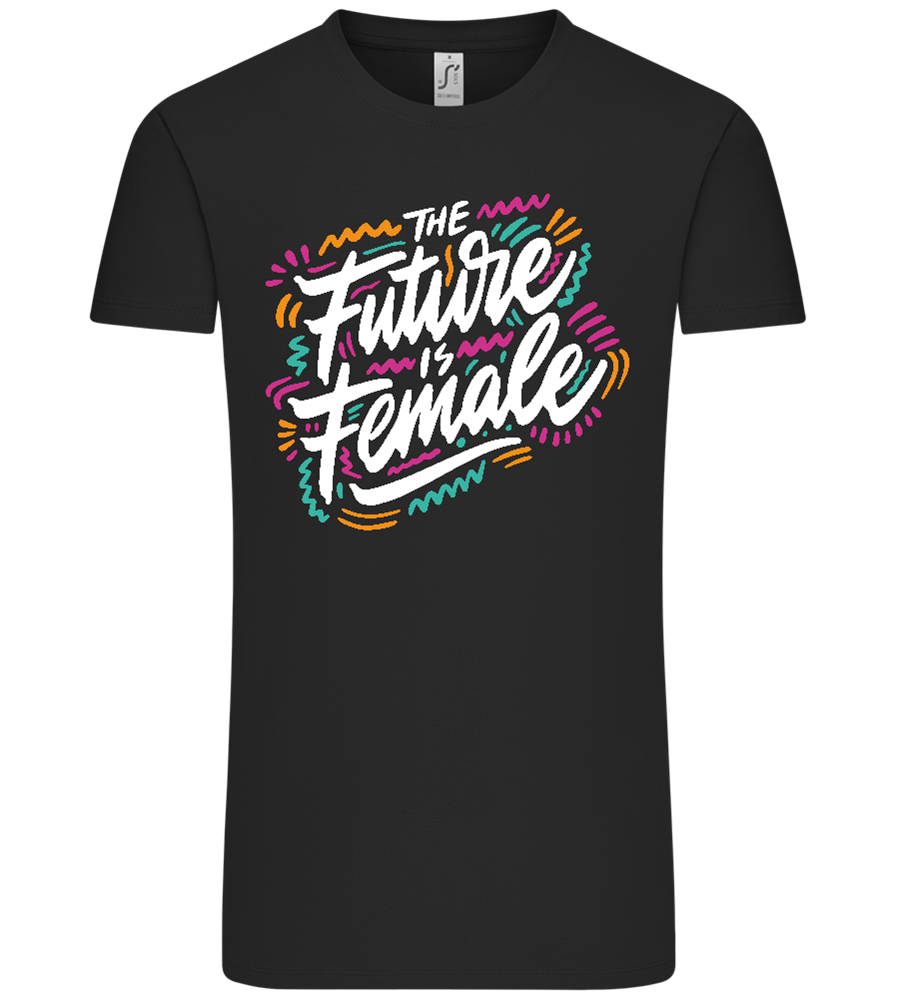 Future Is Female Design - Comfort Unisex T-Shirt_DEEP BLACK_front