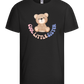 Cool Little Sister Teddy Bear Design - Basic kids t-shirt_DEEP BLACK_front