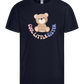 Cool Little Sister Teddy Bear Design - Basic kids t-shirt_FRENCH NAVY_front