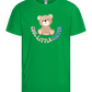 Cool Little Sister Teddy Bear Design - Basic kids t-shirt_MEADOW GREEN_front