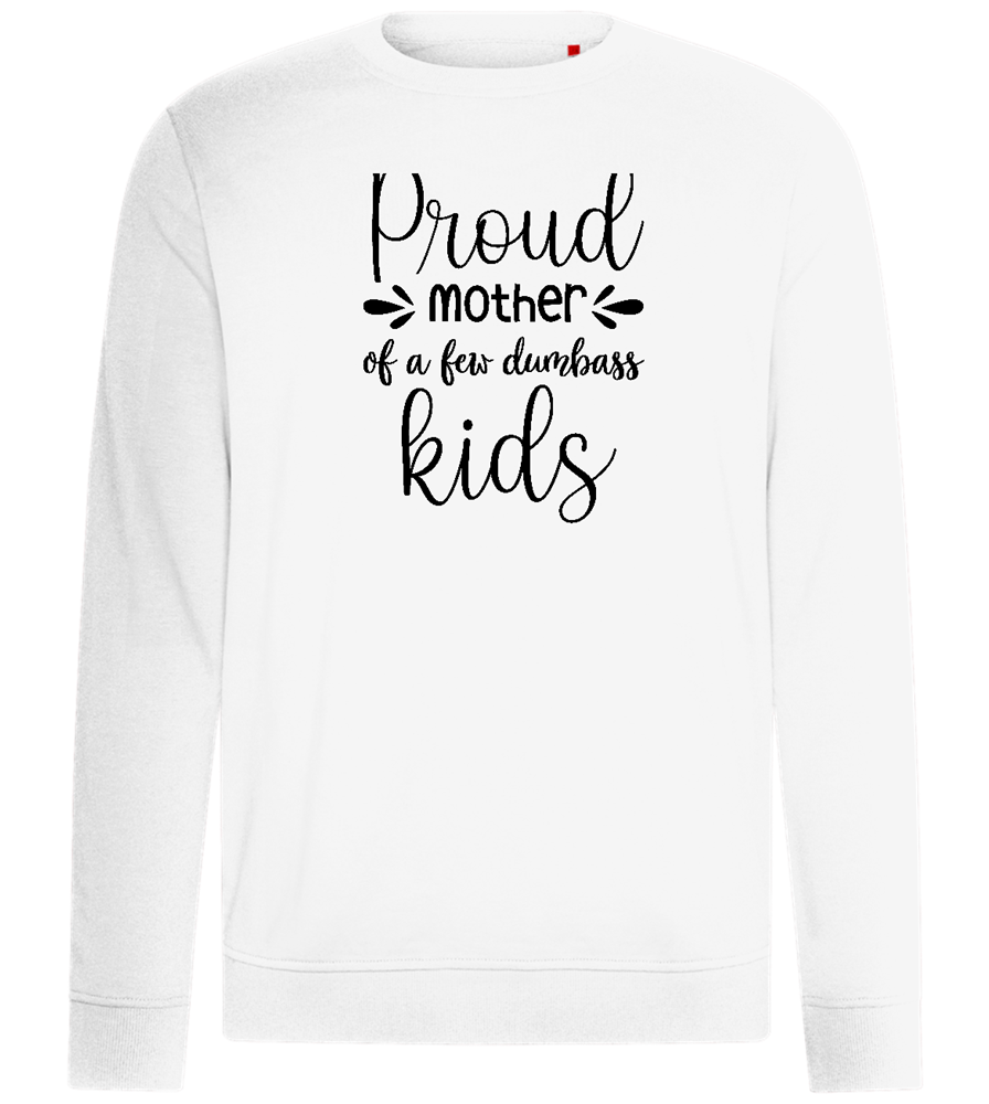 Proud Mother Design - Comfort unisex sweater_WHITE_front