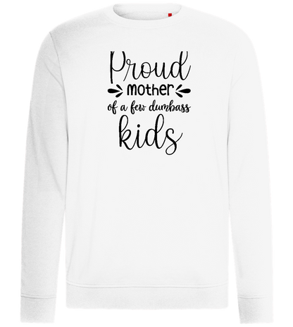 Proud Mother Design - Comfort unisex sweater_WHITE_front