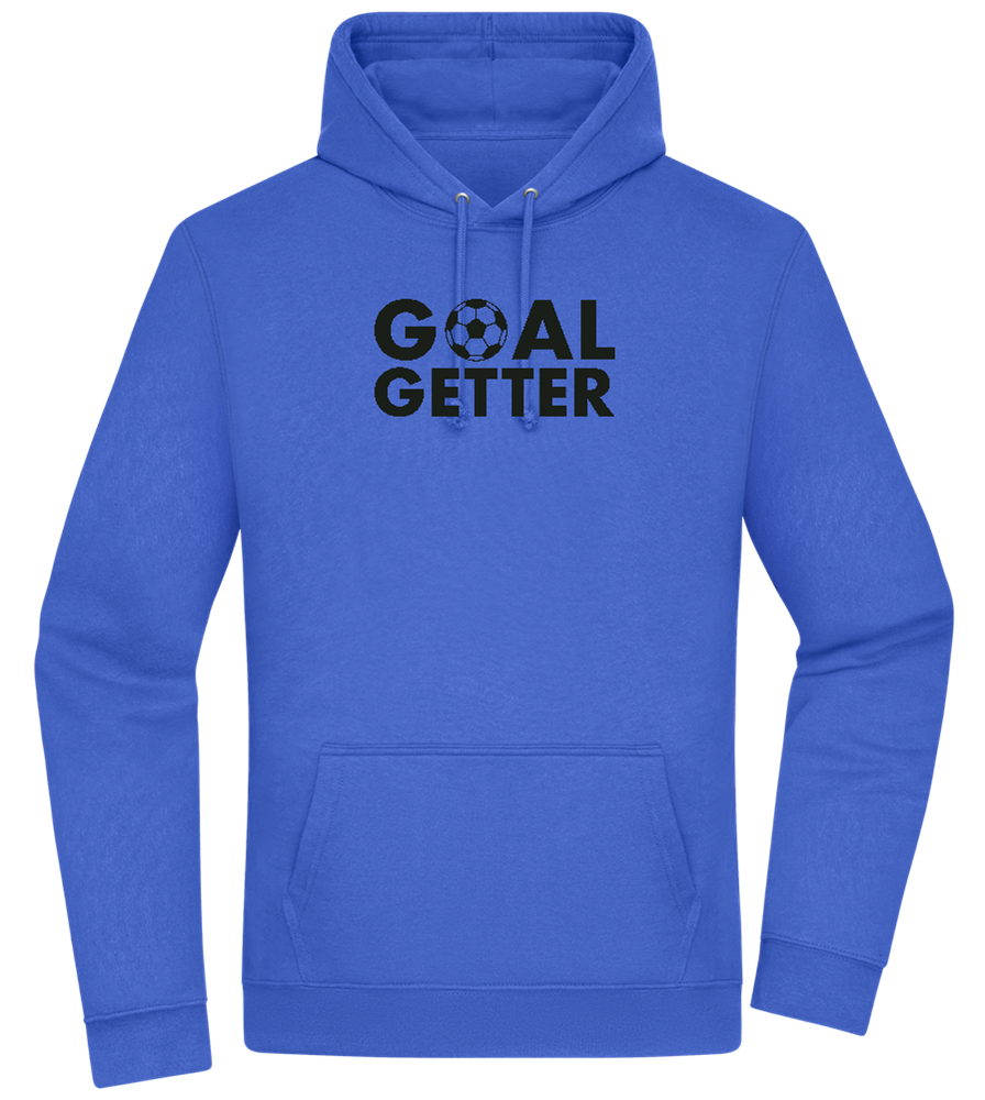 Goal Getter Design - Premium Essential Unisex Hoodie_ROYAL_front