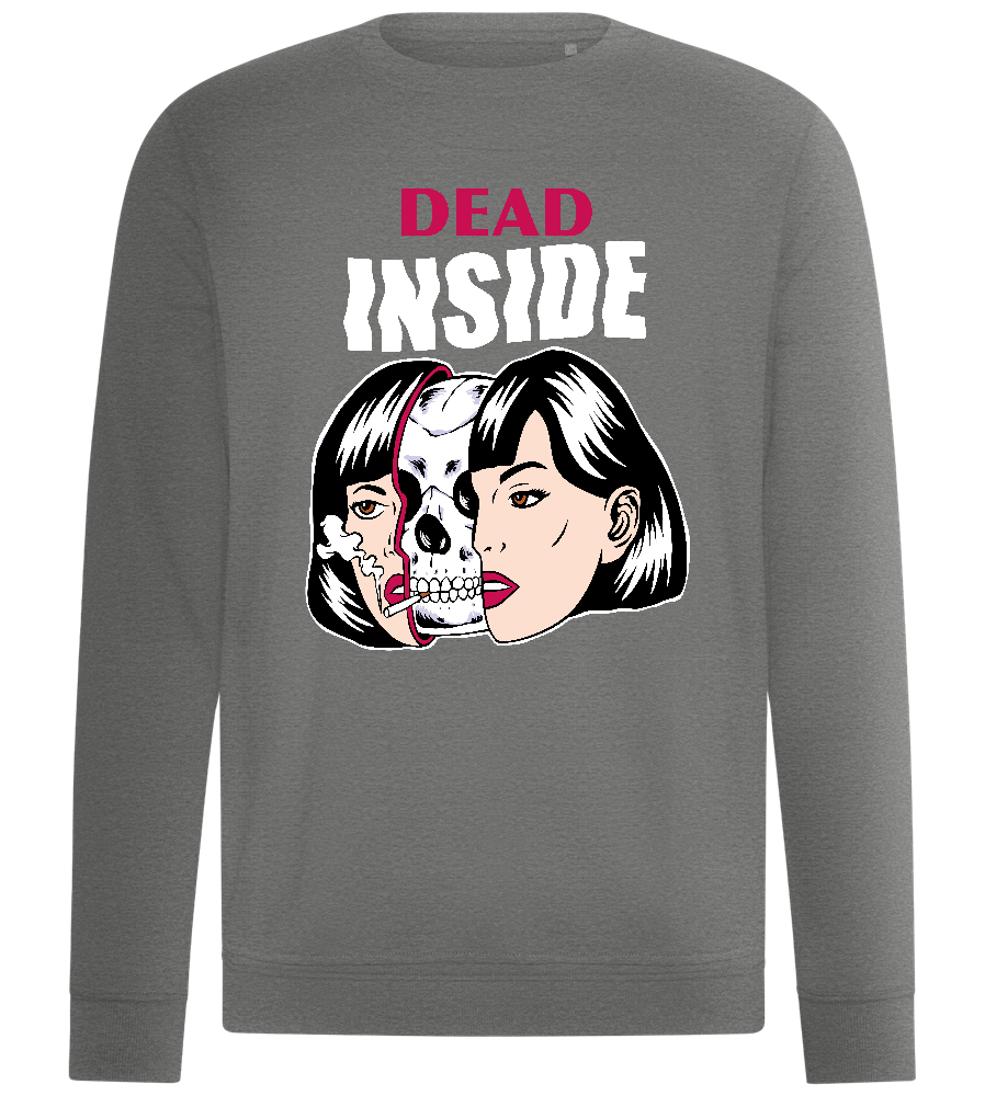 Dead on the Inside Design - Comfort unisex sweater_ORION GREY II_front