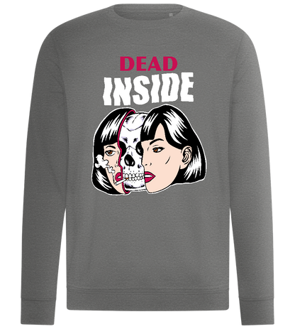 Dead on the Inside Design - Comfort unisex sweater_ORION GREY II_front