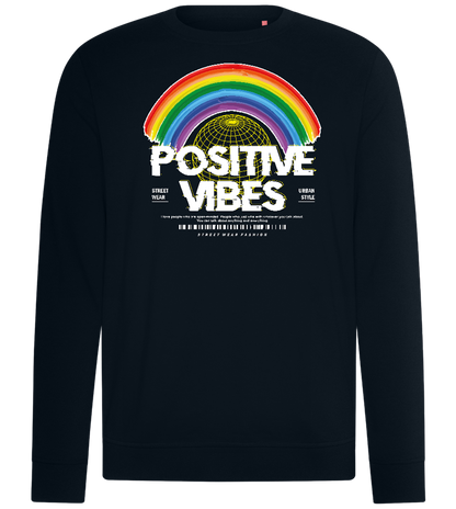 Positive Vibes Design - Comfort unisex sweater_BLACK_front