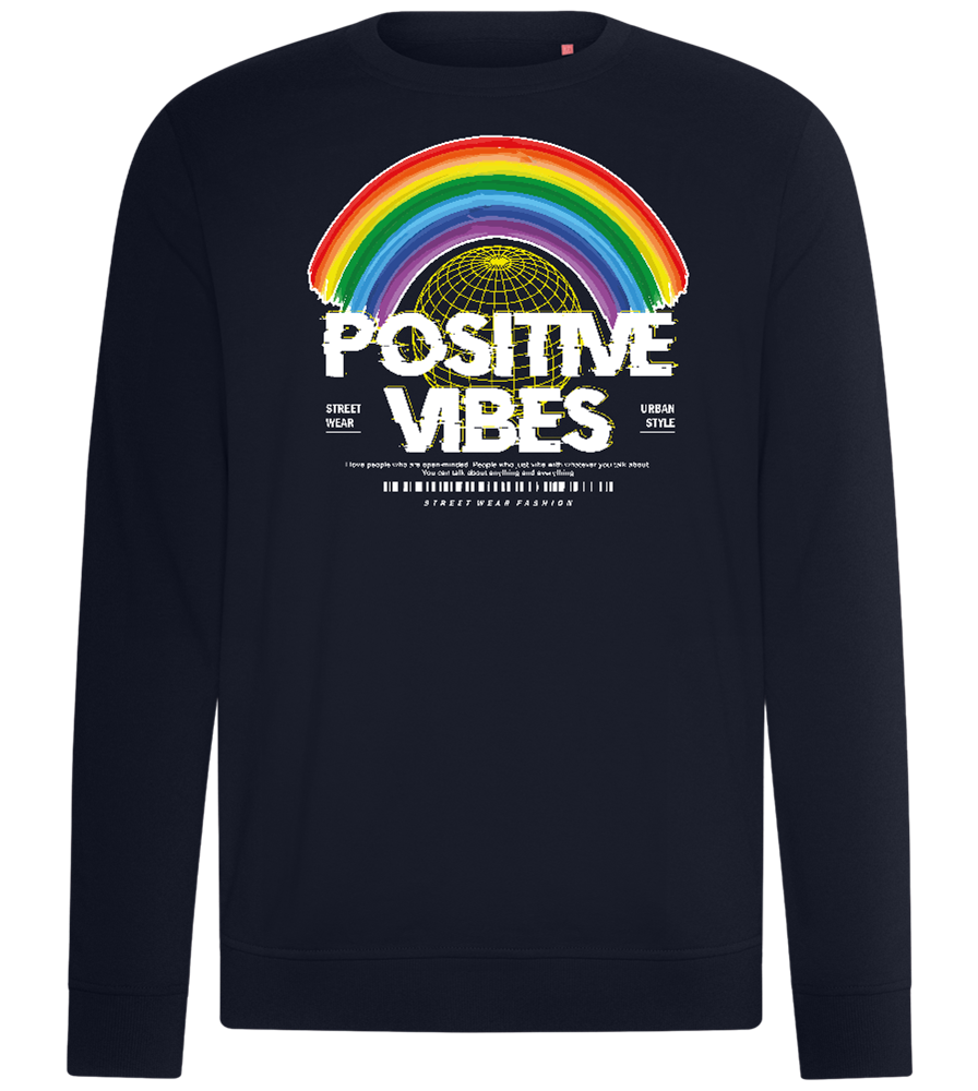 Positive Vibes Design - Comfort unisex sweater_FRENCH NAVY_front