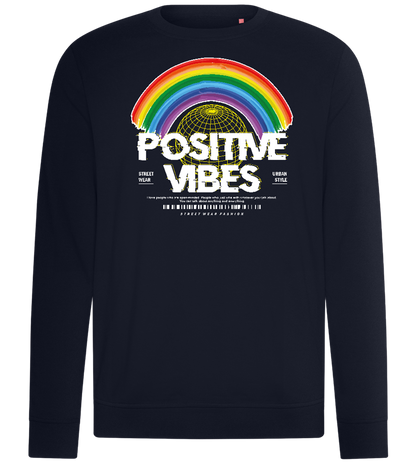 Positive Vibes Design - Comfort unisex sweater_FRENCH NAVY_front