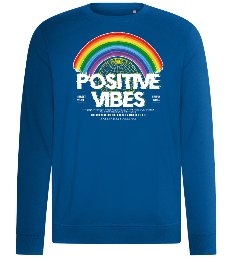 Positive Vibes Design - Comfort unisex sweater_ROYAL_front