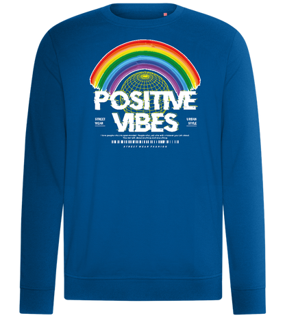 Positive Vibes Design - Comfort unisex sweater_ROYAL_front