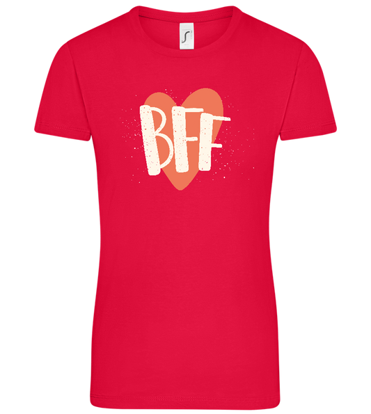 Best Friend Forever Design - Comfort women's t-shirt_RED_front
