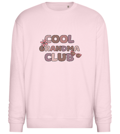 Cool Grandma Club 2 Design - Comfort Essential Unisex Sweater_LIGHT PEACH ROSE_front