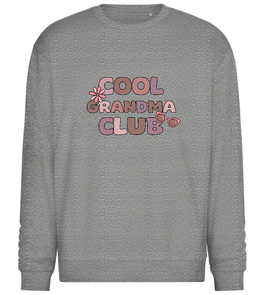 Cool Grandma Club 2 Design - Comfort Essential Unisex Sweater_ORION GREY II_front