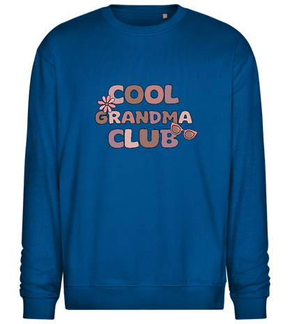 Cool Grandma Club 2 Design - Comfort Essential Unisex Sweater_ROYAL_front