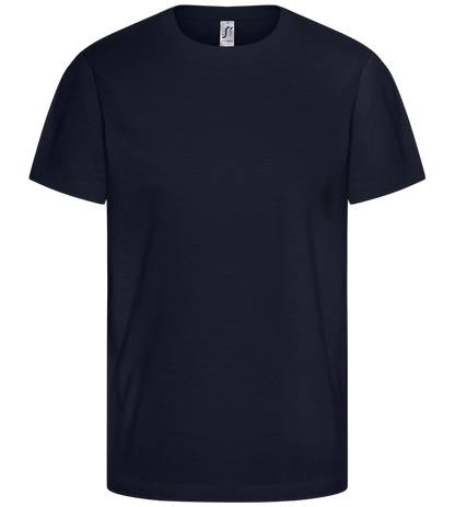 Talk to the Paw Design - Basic kids t-shirt_FRENCH NAVY_front