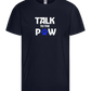 Talk to the Paw Design - Basic kids t-shirt_FRENCH NAVY_front