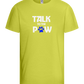 Talk to the Paw Design - Basic kids t-shirt_GREEN APPLE_front