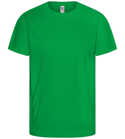 Talk to the Paw Design - Basic kids t-shirt_MEADOW GREEN_front