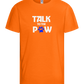 Talk to the Paw Design - Basic kids t-shirt_ORANGE_front