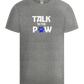 Talk to the Paw Design - Basic kids t-shirt_ORION GREY_front