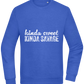 Kinda Sweet Kinda Savage Design - Comfort Essential Unisex Sweater_ROYAL_front