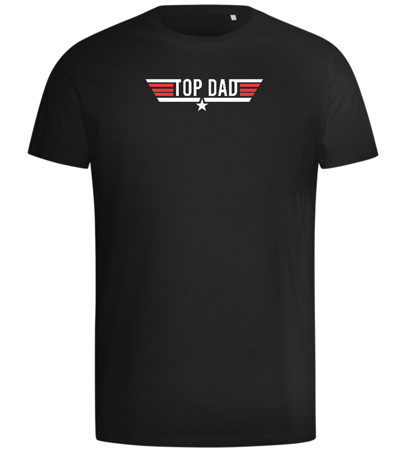 Top Dad Design - Comfort men's t-shirt_DEEP BLACK_front