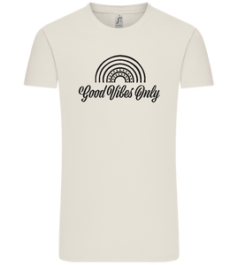 Good Vibes Only Rainbow Design - Comfort Unisex T-Shirt